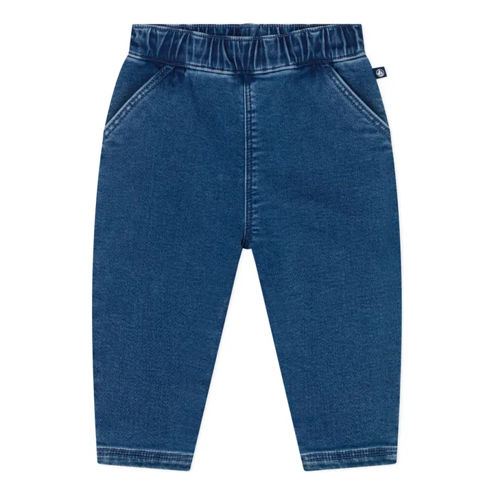 Petit Bateau Sarouel Lap Molleton Denim | Bleu jean