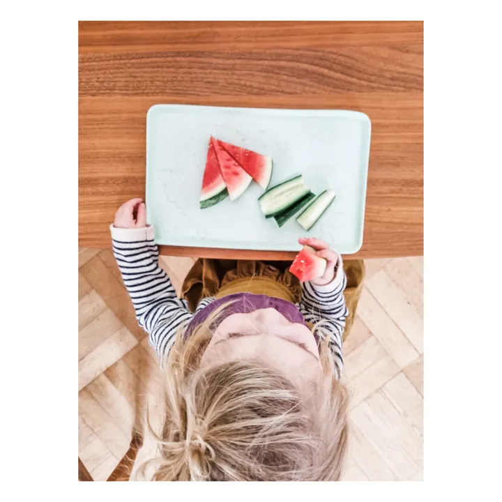 Hevea Set de table en caoutchouc naturel | Vert Menthe