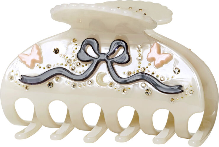 Maanesten Desiree Hair claw Off-White Multicolor
