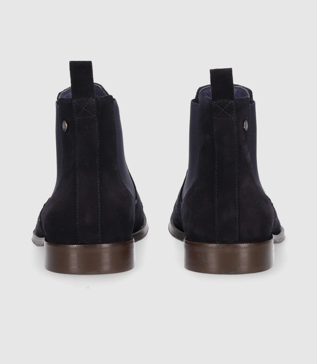Bottines chelsea suède marine OPHELIEN