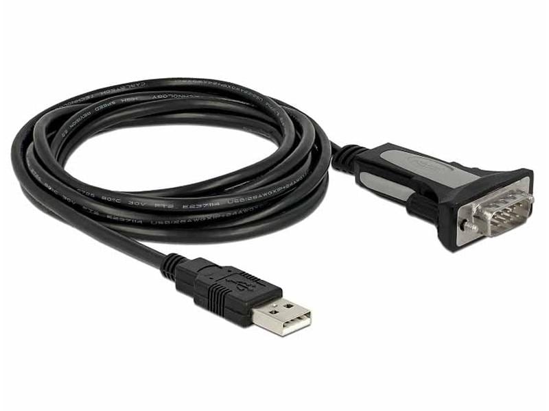 Delock Serial-Adapter USB-A zu RS-232 DB9, 4m USB-A-zu-Serial-Adapter