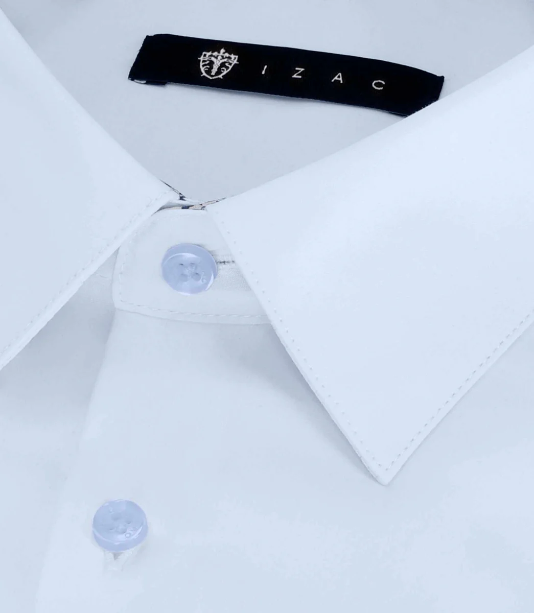 Chemise à imprimé fantaisie bleu ciel PAO