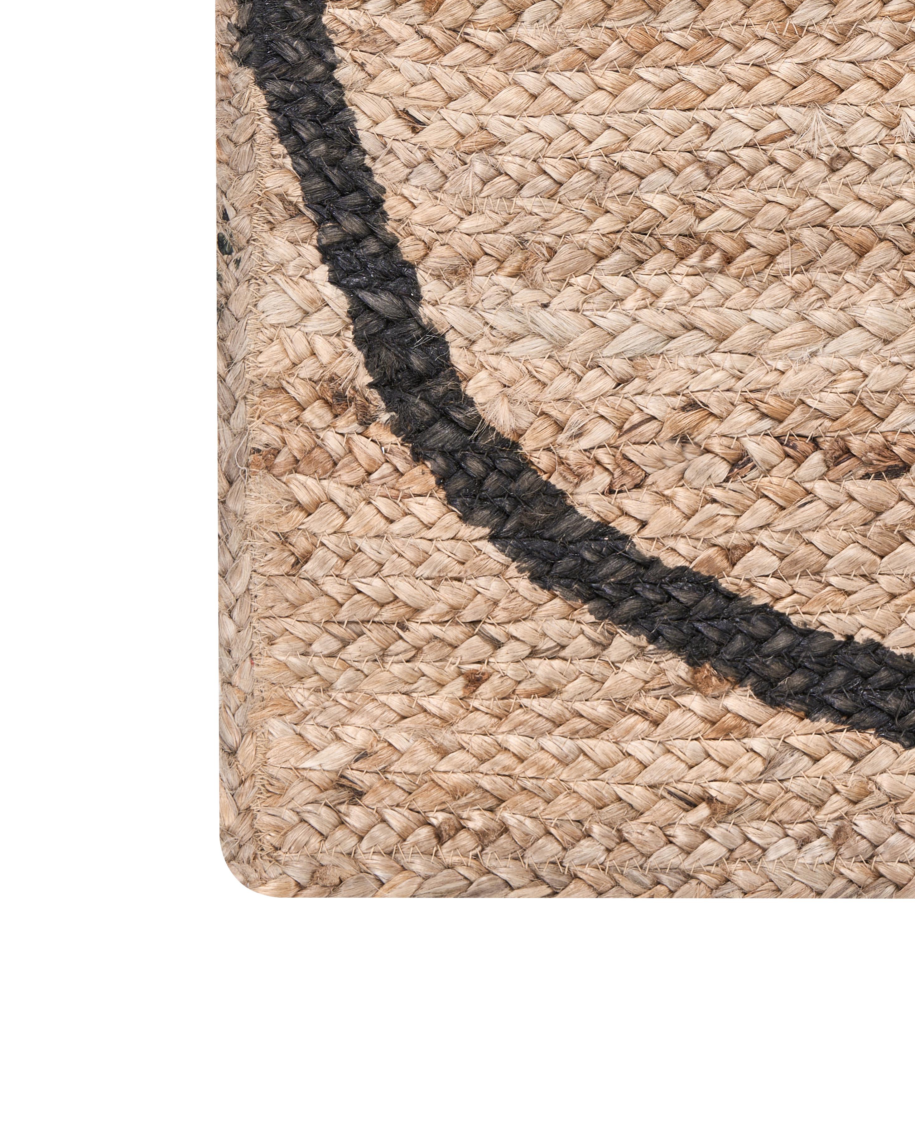 Vloerkleed GHOTA Beige 160 x 230 cm Jute