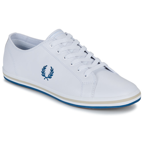 Fred Perry - KINGSTON LEATHER - Blanc / Bleu