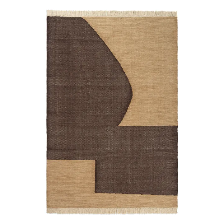 Ferm Living Tapis Forene | Chocolat