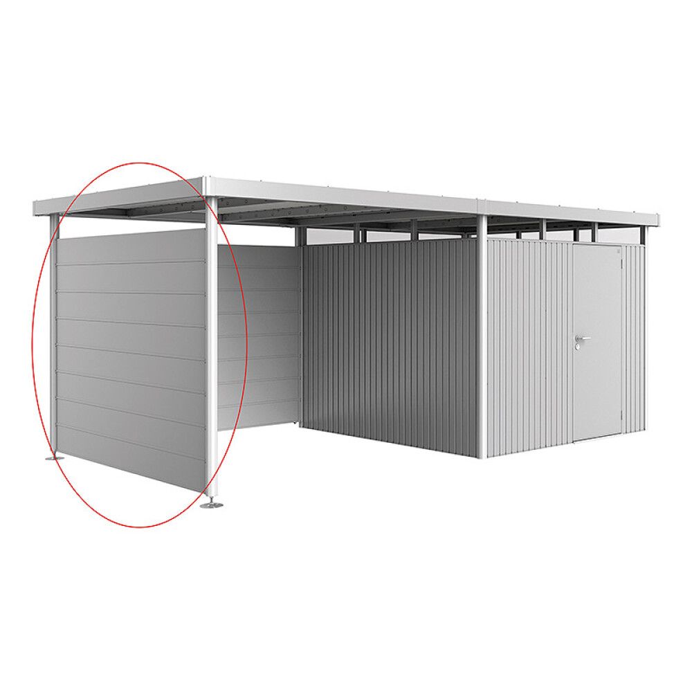SIDEVEGG BIOHORT HIGHLINE METALLIC SØLV H4