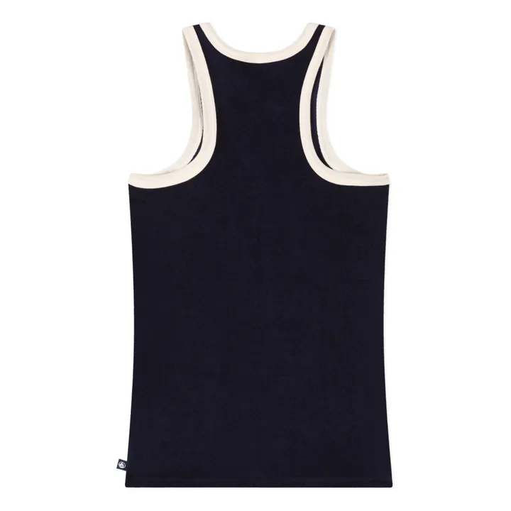 Petit Bateau Débardeur Nageur Eponge - Collection Femme | Bleu