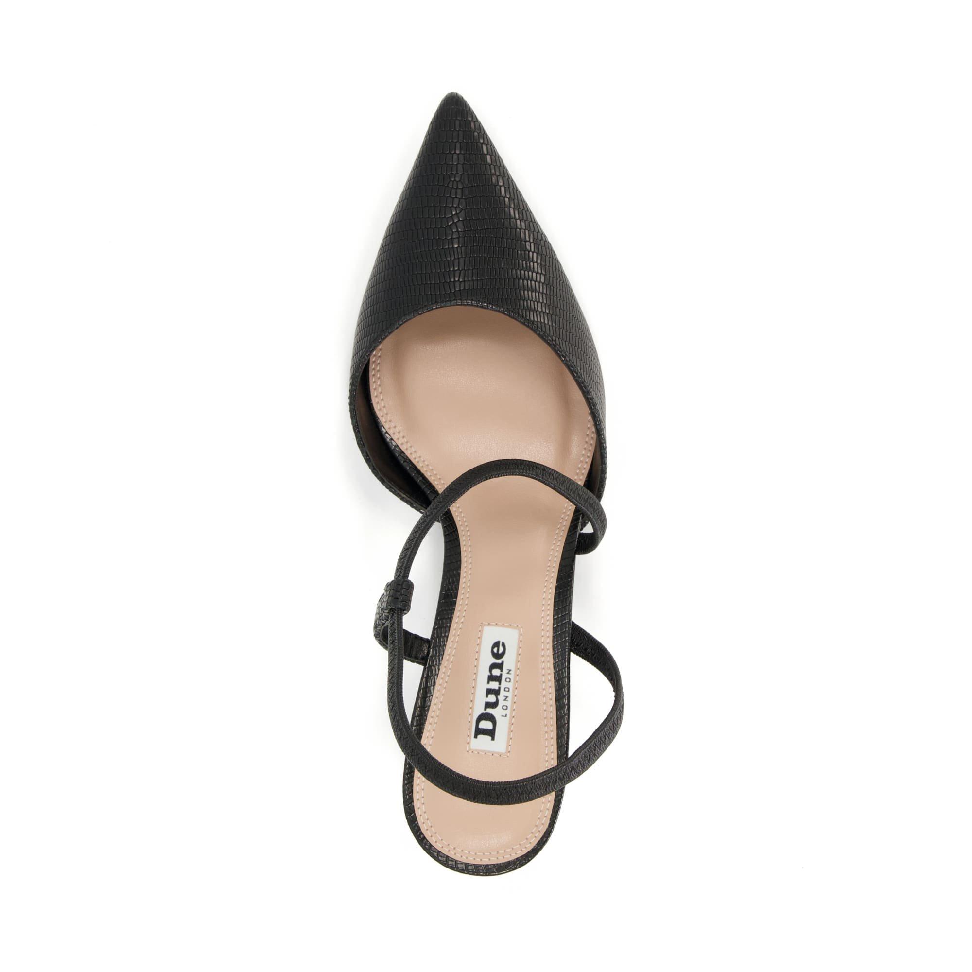 Dune London Citrus Leather Court Shoes