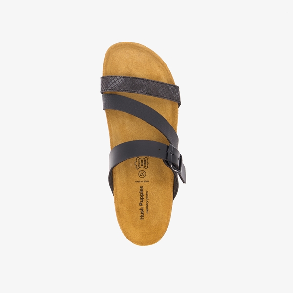 Hush Puppies dames slippers zwart