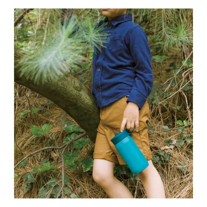Kinto Gourde play Tumbler pour enfant - 300 ml | Bleu turquoise