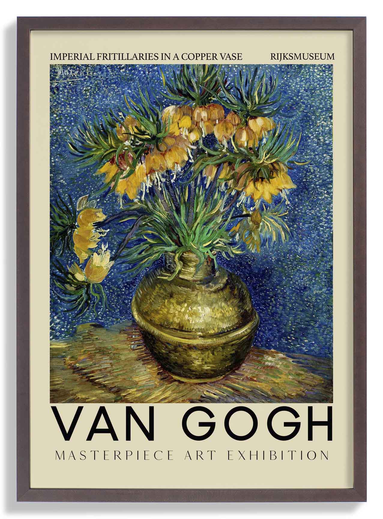 Imperial Fritillaries in a Copper Vase Kunstausstellung von Van Gogh