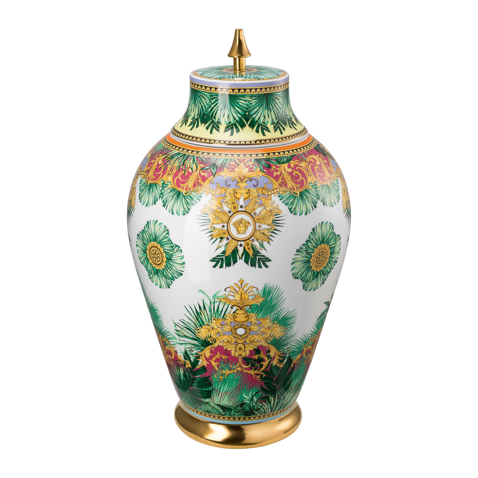 Versace Jungle Animalier Jungle Animalier Deckelvase 76 cm