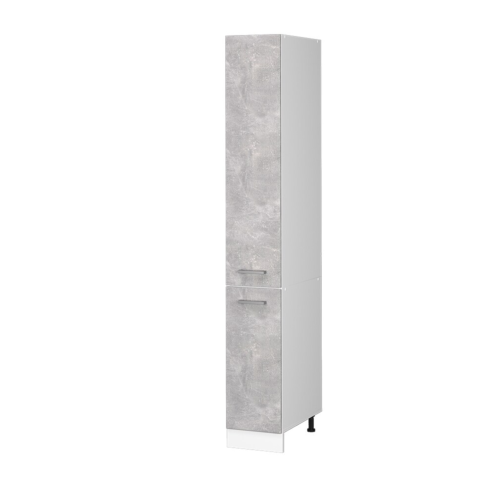 Vicco Apothekerhochschrank Küchenschrank Küchenzeile R-Line 30 cm Weiß Beton
