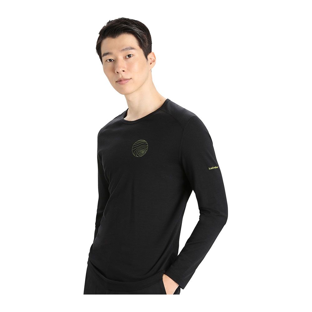 Icebreaker 200 OASIS - Tee-shirt Homme black