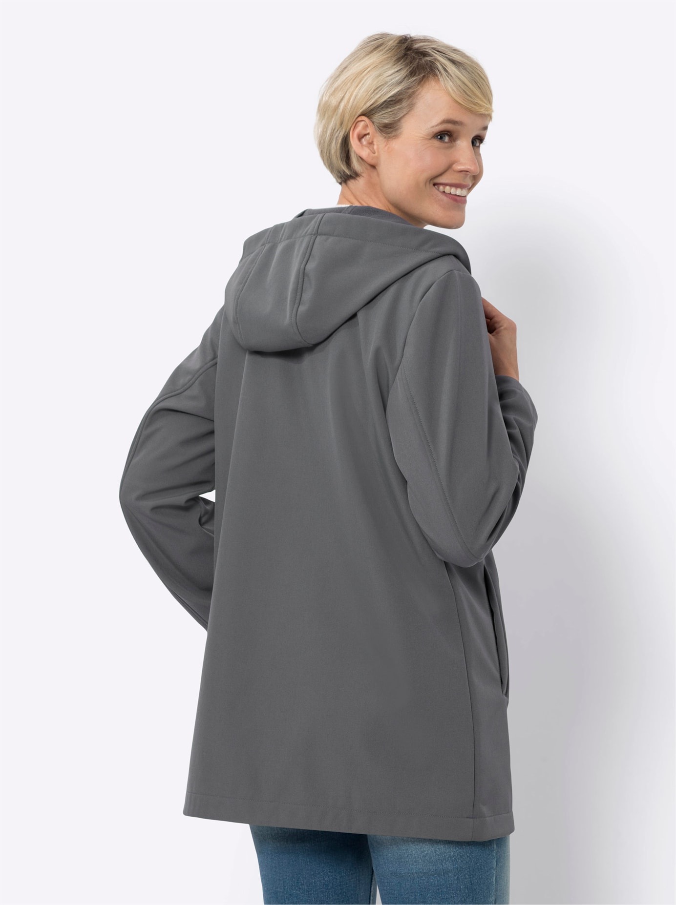 Classic Basics Softshelljacke mit Kapuze