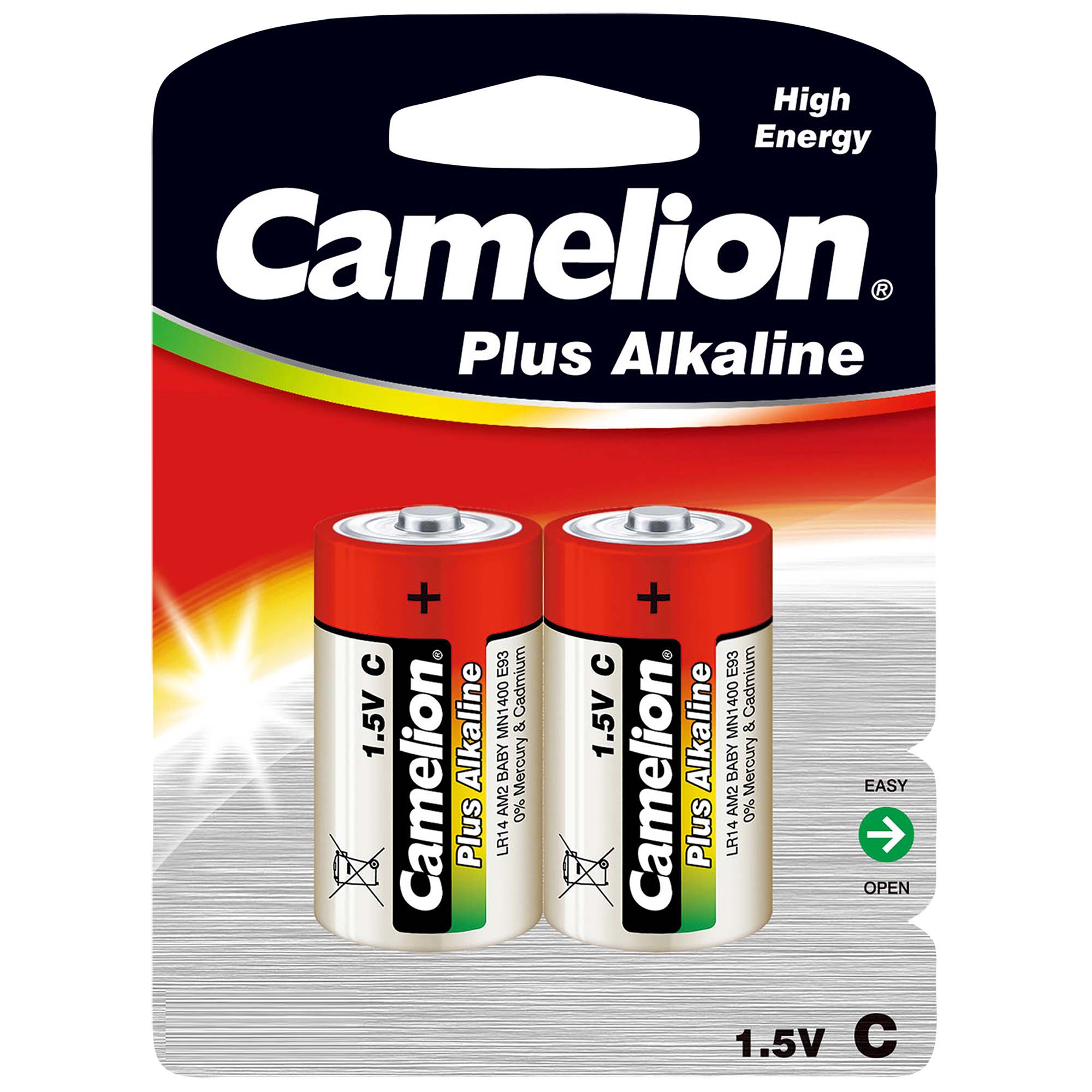 Camelion Plus Batterij Alkaline C/LR14 2 stuks multi - shop nu - Prénatal