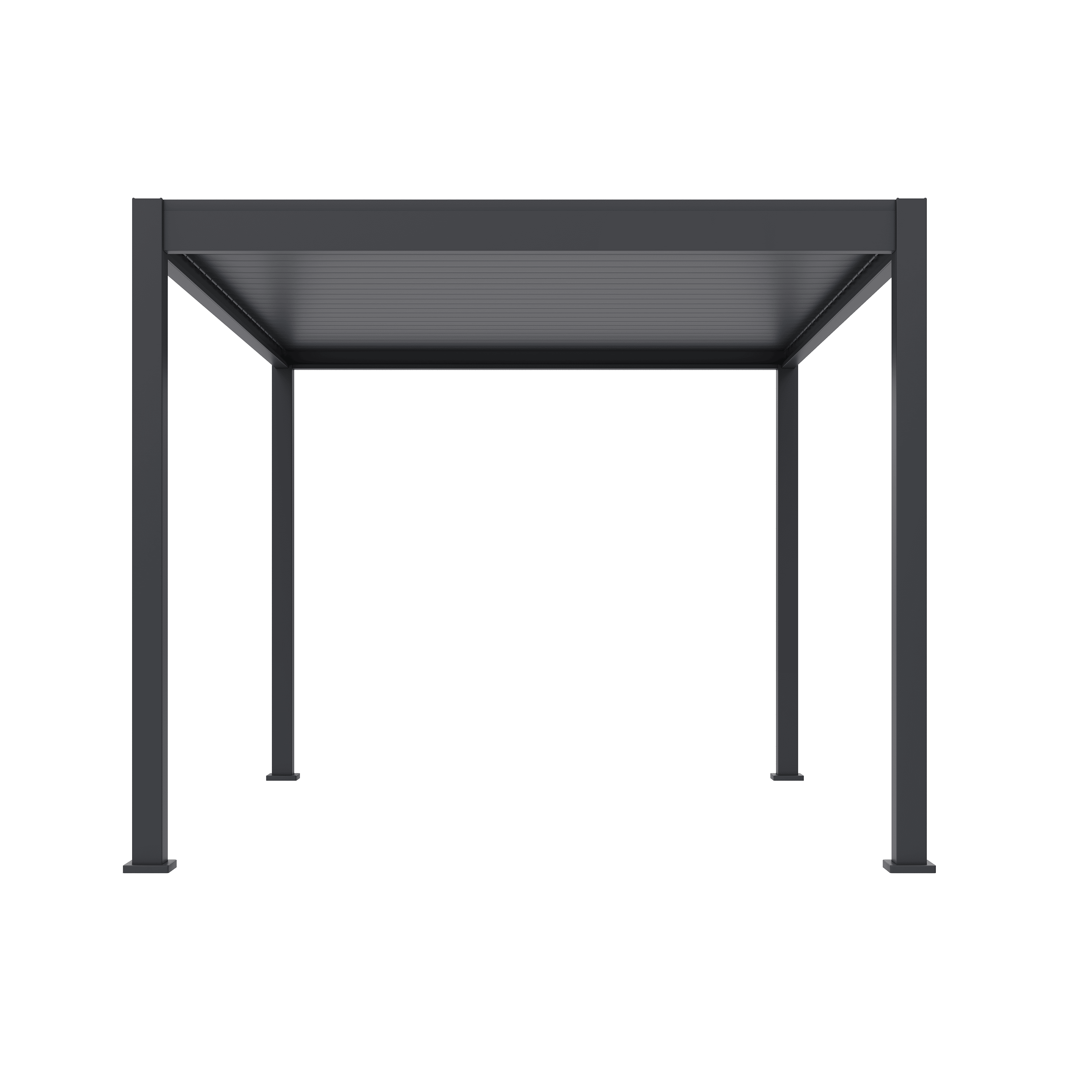 Orion Deluxe 300x400cm elektrisch overkapping met LED - antraciet