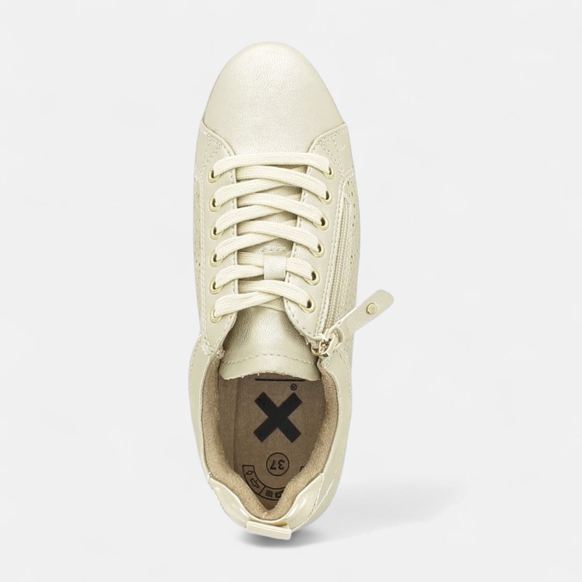 Baskets basses Femme or