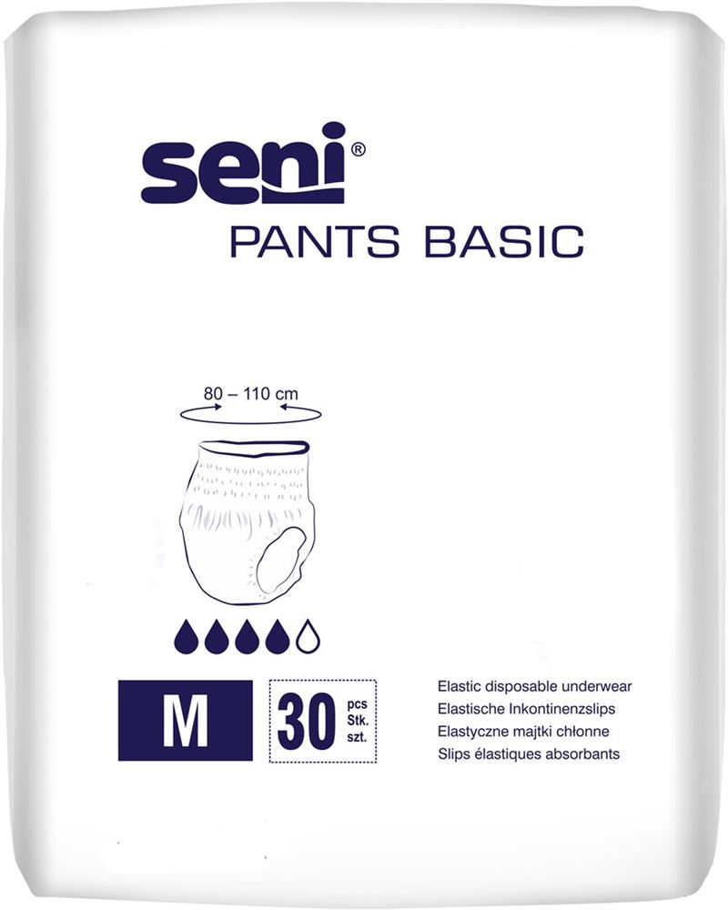 Seni Pants Basic<br>30 Stück, Beutel, M