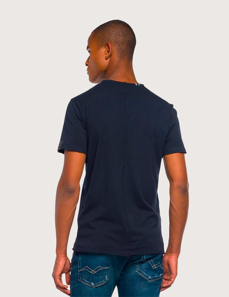 REPLAY T-SHIRT EN COTON MARINE