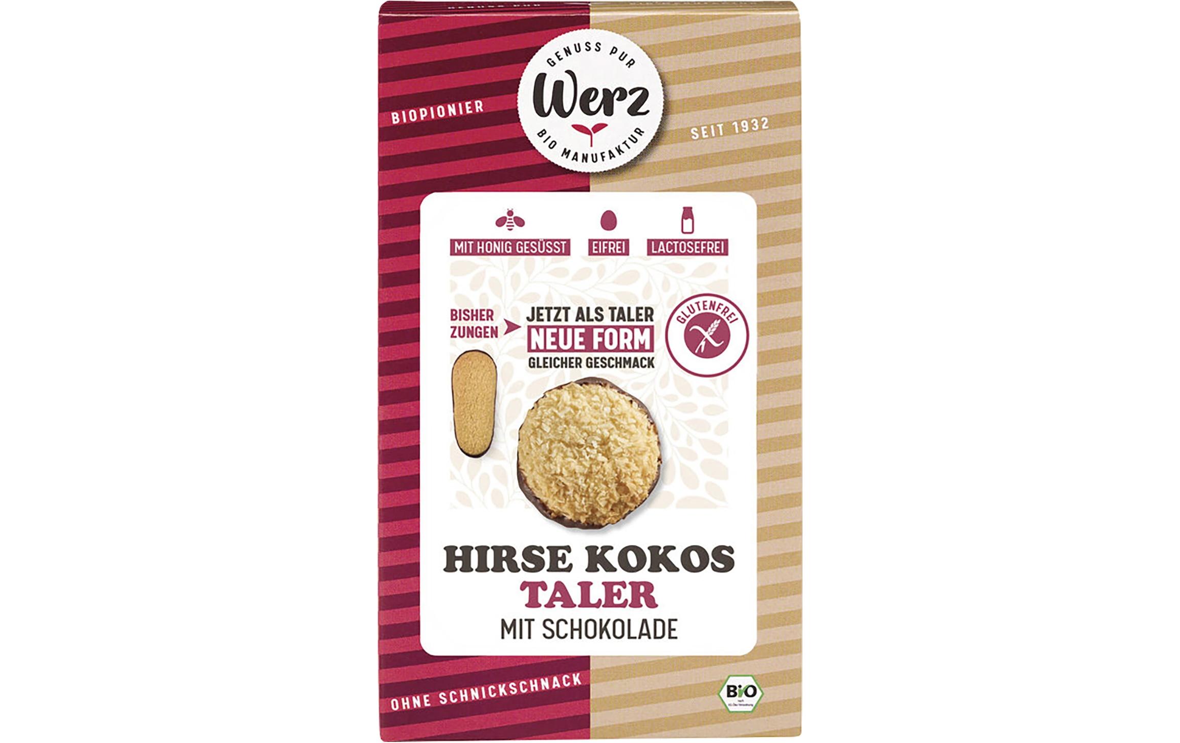 Gebäck Hirse Kokos Taler glutenfrei 150 gVollkorn-Gebäck
