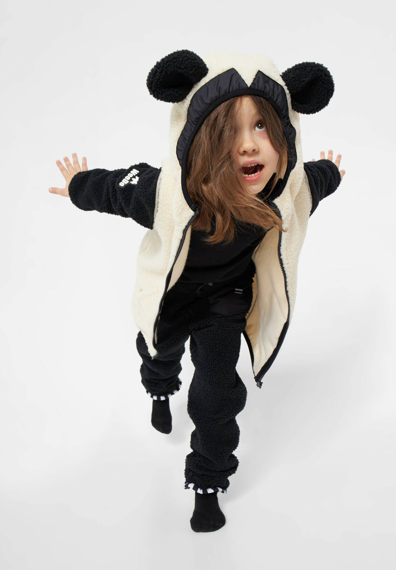 WeeDo| Kinder Fleecejacke PANDO Panda
