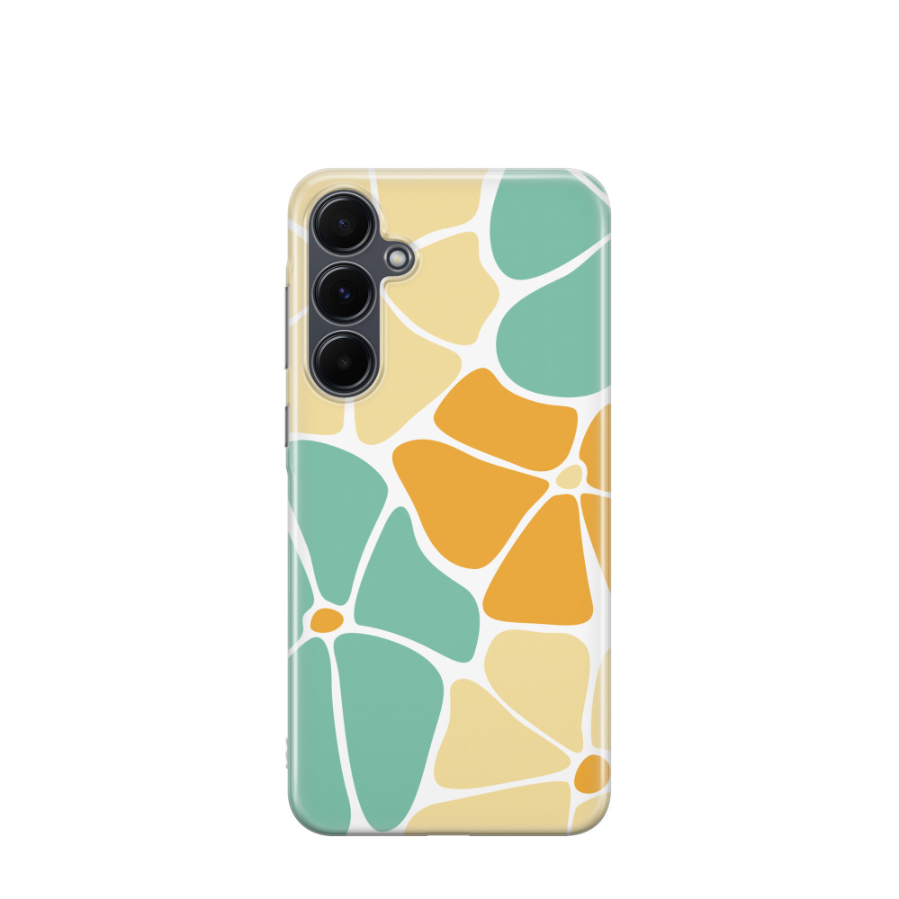 Samsung Galaxy A55 Gummi Hülle Sommerfrucht - Orange