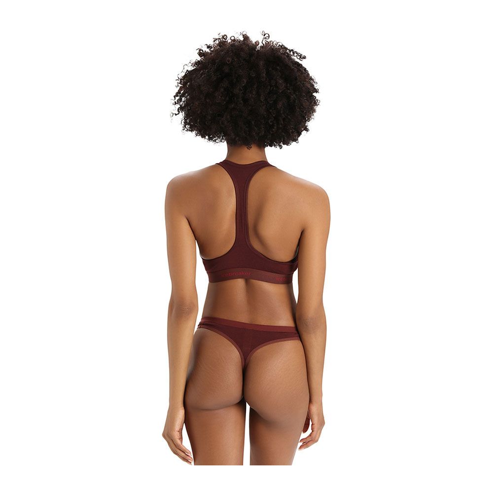 Icebreaker SPRITE - Brassière Femme espresso