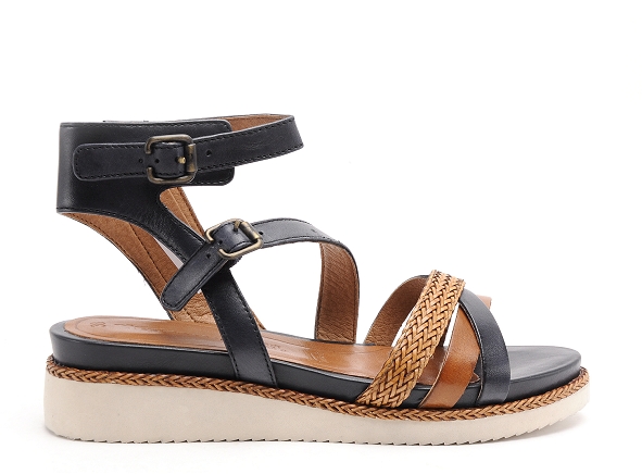 Tamaris nu pieds plats femme 28208 28 bleu