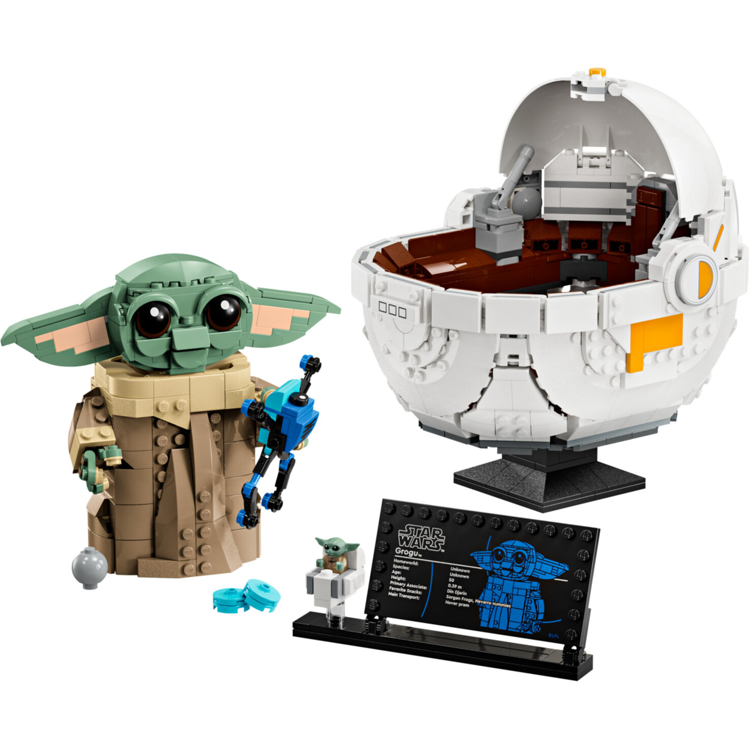 LEGO® Star Wars 75403 Grogu in seiner Repulsorwiege aus The Mandalorian ab 10 Jahren