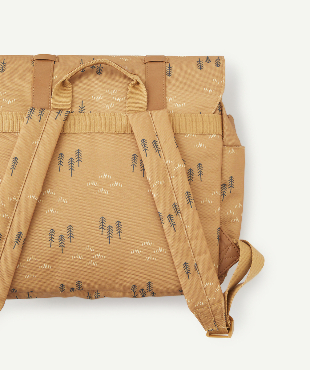 FRESKCARTABLE JAUNE IMPRIMÉ SAPINS EN PLASTIQUE RECYCLÉ