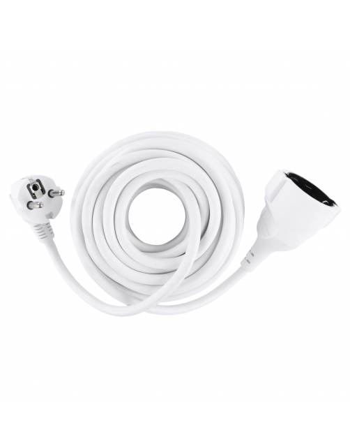 Q-Link Verlengsnoer 3x1.5 - Elektra - 10 m Wit 3500 Watt