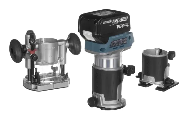 Makita DRT50 - Pyntrouter - ledningfri - spændepatron 8 mm - intet batteri - 18 V - SOLO