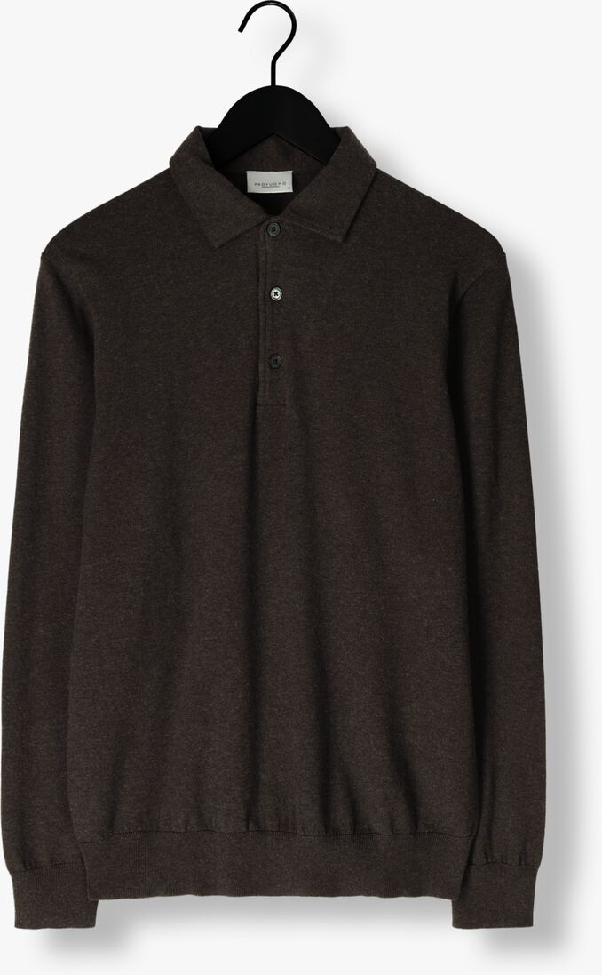 bruine profuomo polo polo onepiece ls