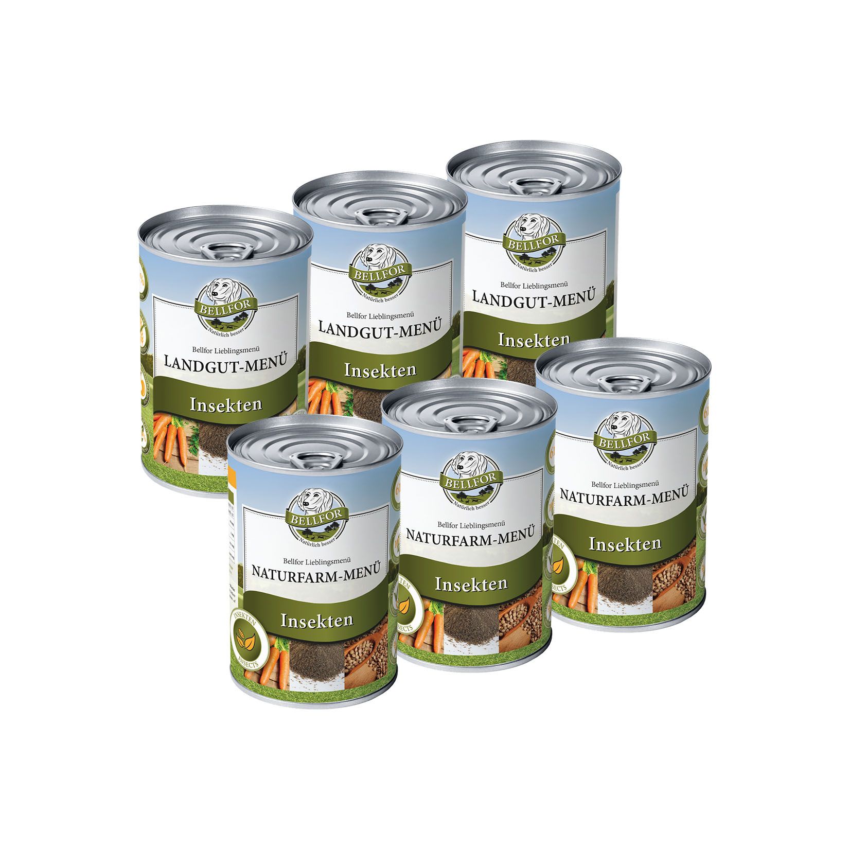Starter-Paket mit Landgut-Menü und Naturfarm-Menü