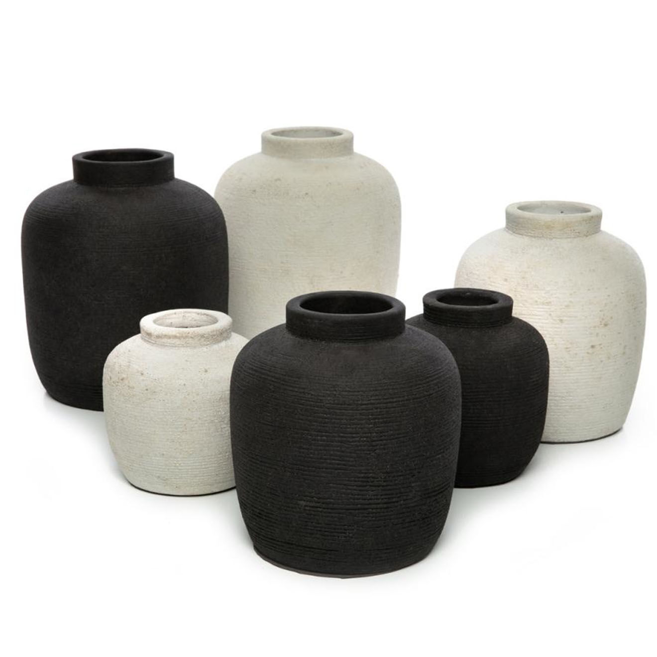 Bazar Bizar Vase Peaky M gris - D.17xH.18 cm
