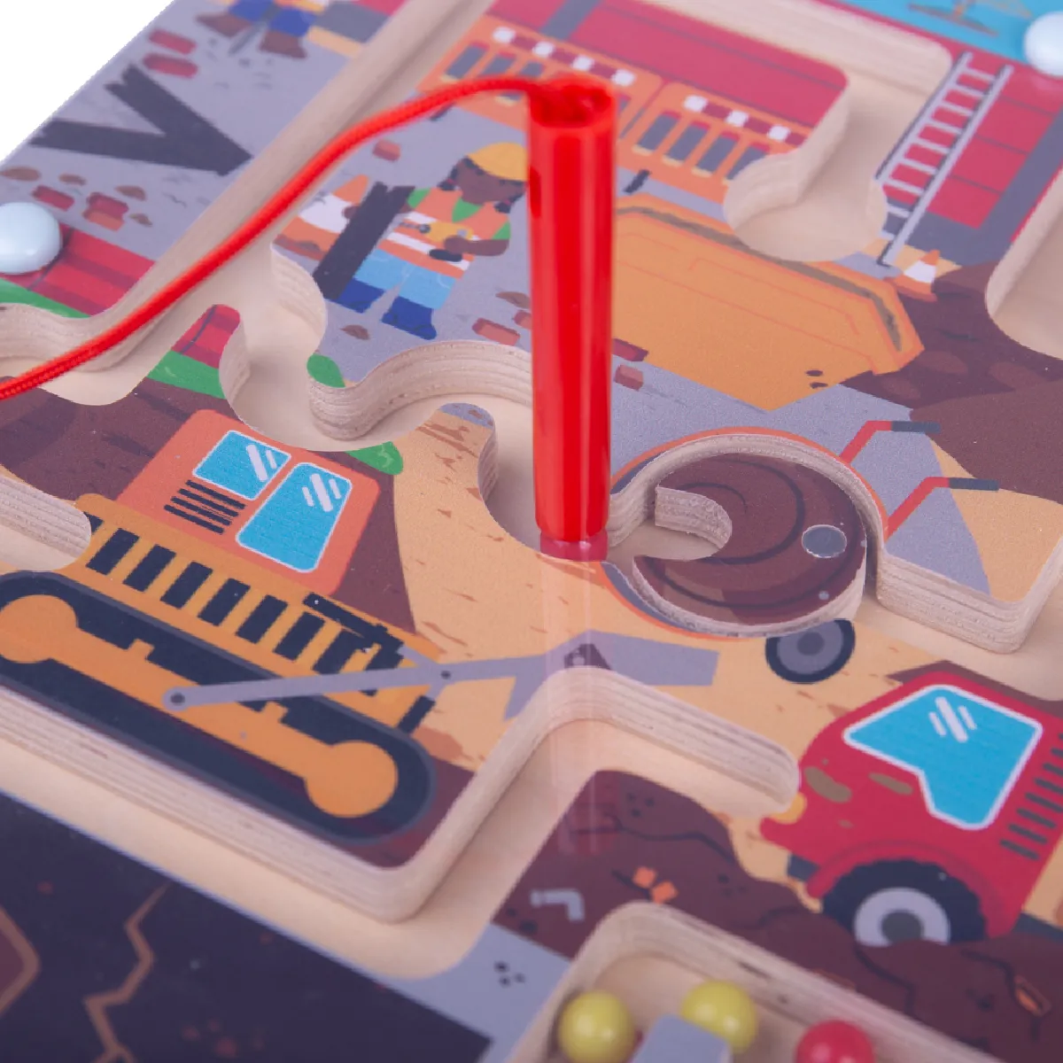 Bigjigs Toys Puzzle Labyrinthe de Construction