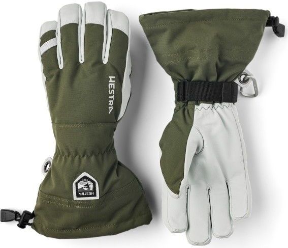 Hestra - Army Leather Heli Ski - Skihandschoenen - Olive