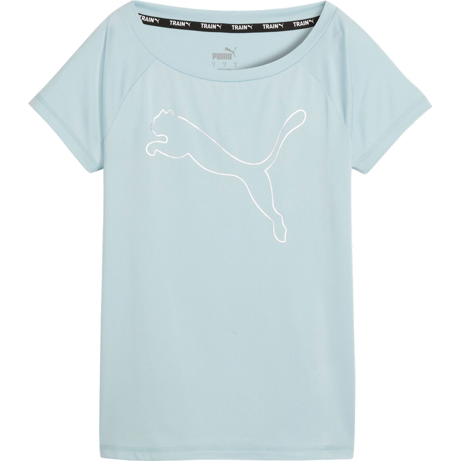 Puma Train Favorite Jersey Cat T-Shirt Damen turquoise surf
