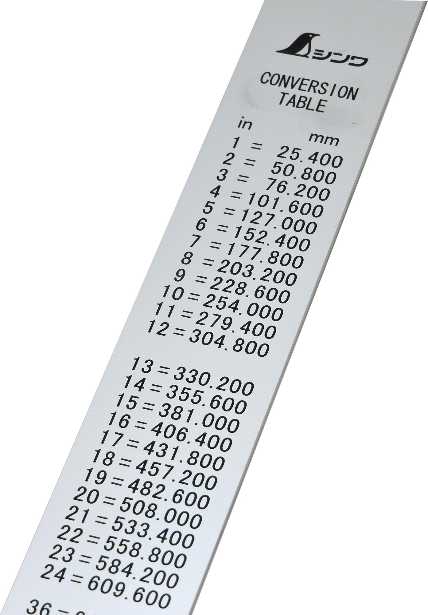 FAMEX 12518 Lineal aus Edelstahl 60 cm - mit 0,5mm Skala - 13021