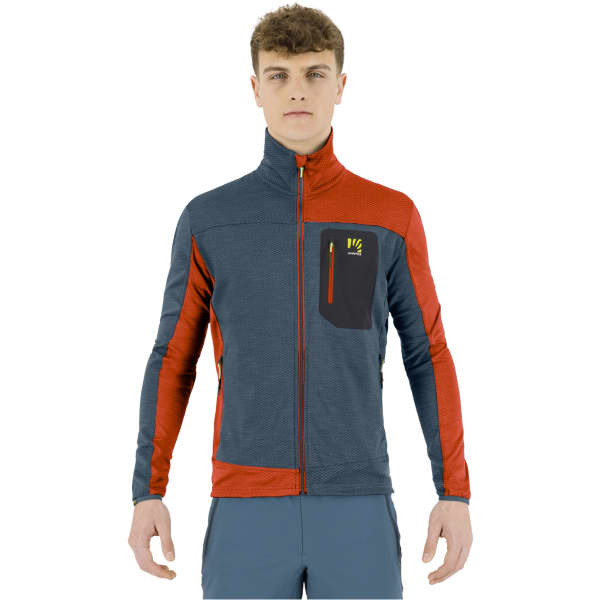 Veste polaire ski rando KARPOS CHERZ FLEECE STARGAZER/FIERYRED