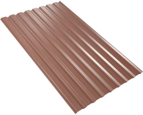 PRECIT trapeziumvormig wandpaneel W20LA Roodbruin RAL 8012 Vaste breedte 1135 mm x dikte 0,5 mm (verkocht per meter van 150 tot max. 900 cm)