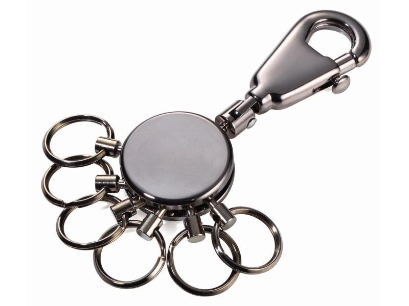 Troika Schlüsselanhänger Patent Schlüsselanhänger mit 6 Ringen
