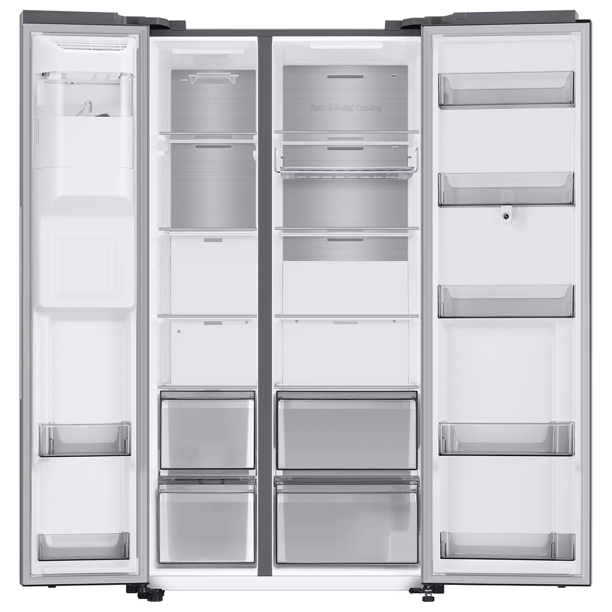 Samsung Food Center RS6HA8891SL/WS Silber