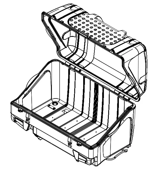 TowBox Anhængerboks V1 Black Edition - 300 liter