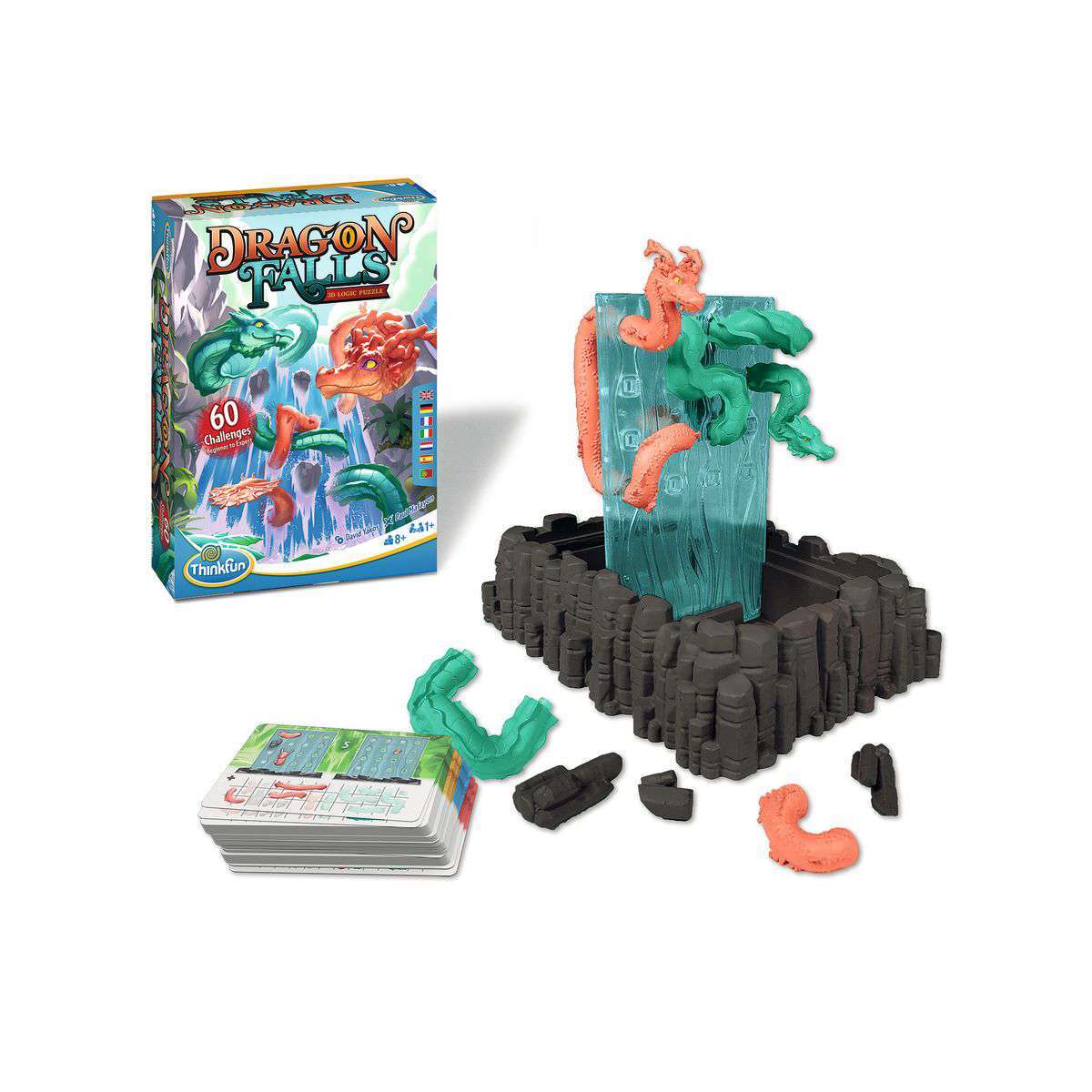 Thinkfun Spiel Dragon Falls 3D Logikspiel