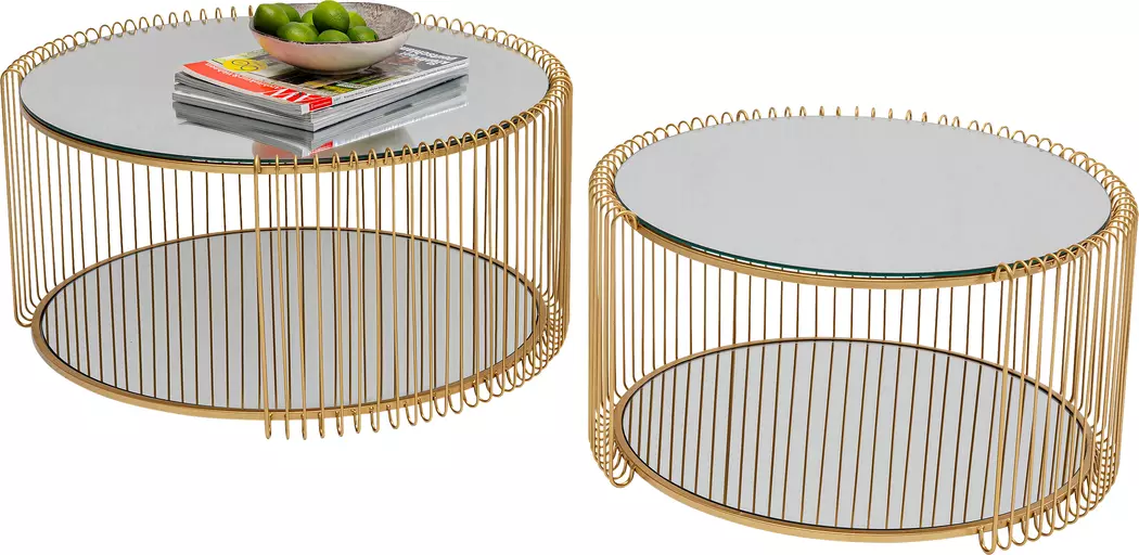 Couchtisch Wire Double 87674 2er Set