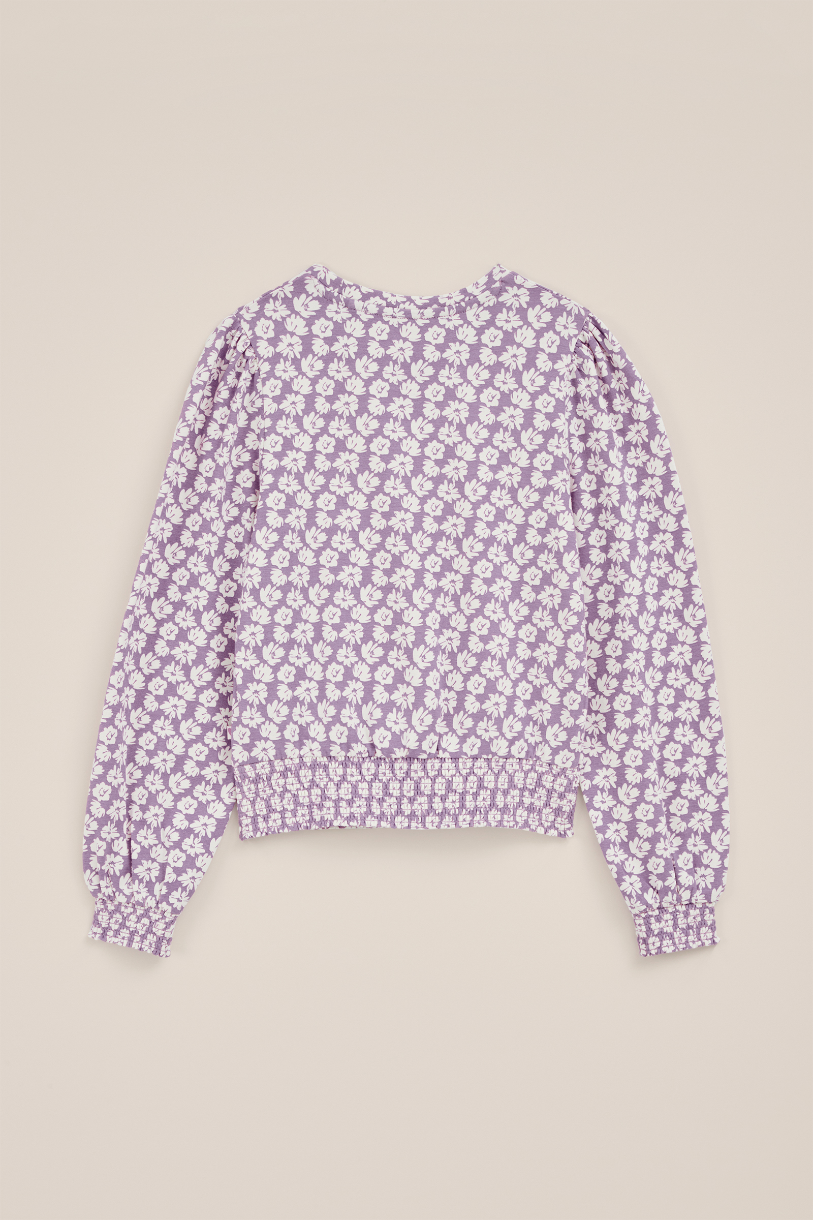 Meisjes t-shirt met dessin WE Fashion Lichtpaars