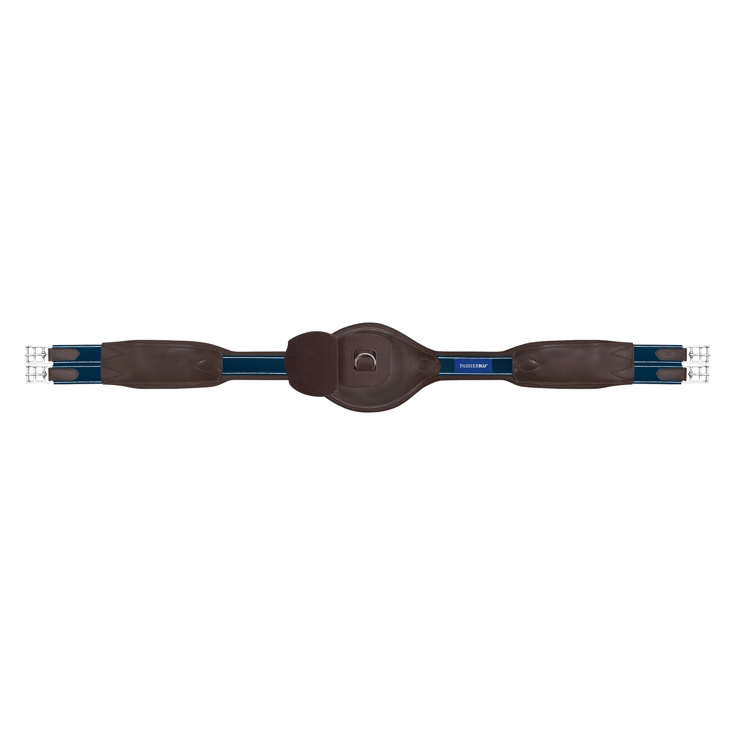 PASSIERBLU Grip-Leder-Sattelgurt  - havanna