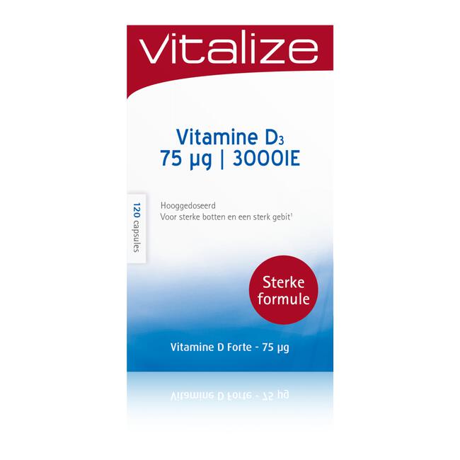 Vitalize Vitamine D Forte 75 µg Capsules
